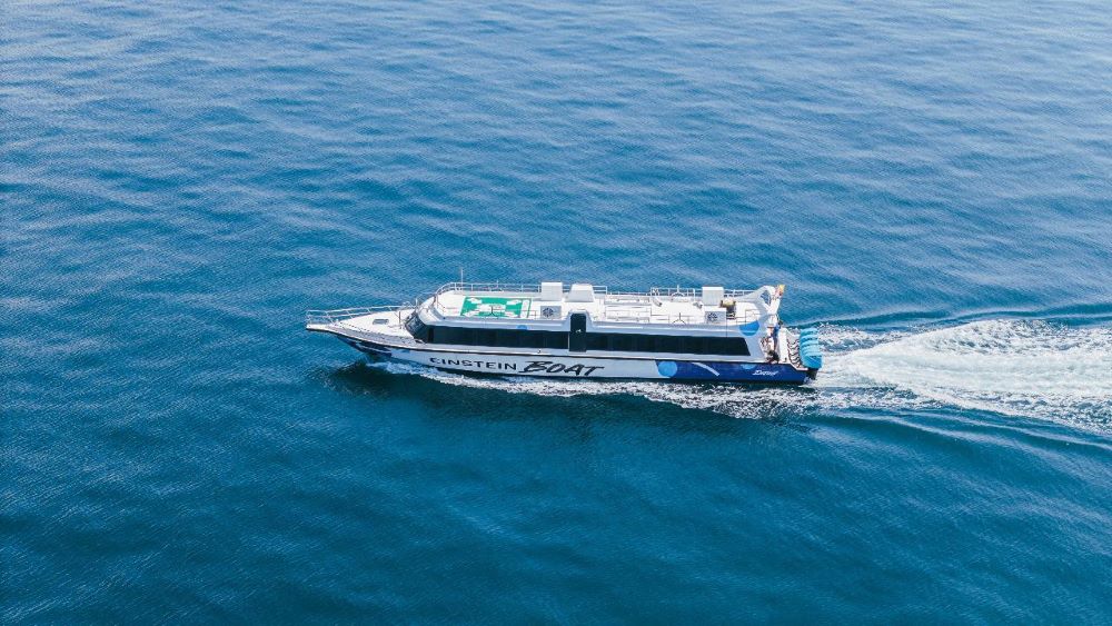 Einstein fast boat from Bali To Lombok and Gili