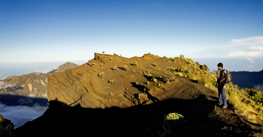Menuju Puncak Gunung Rinjani