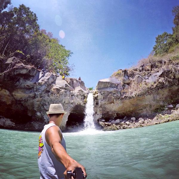 Umar Maya waterfalls, in Sembalun Lawang Mt Rinjani