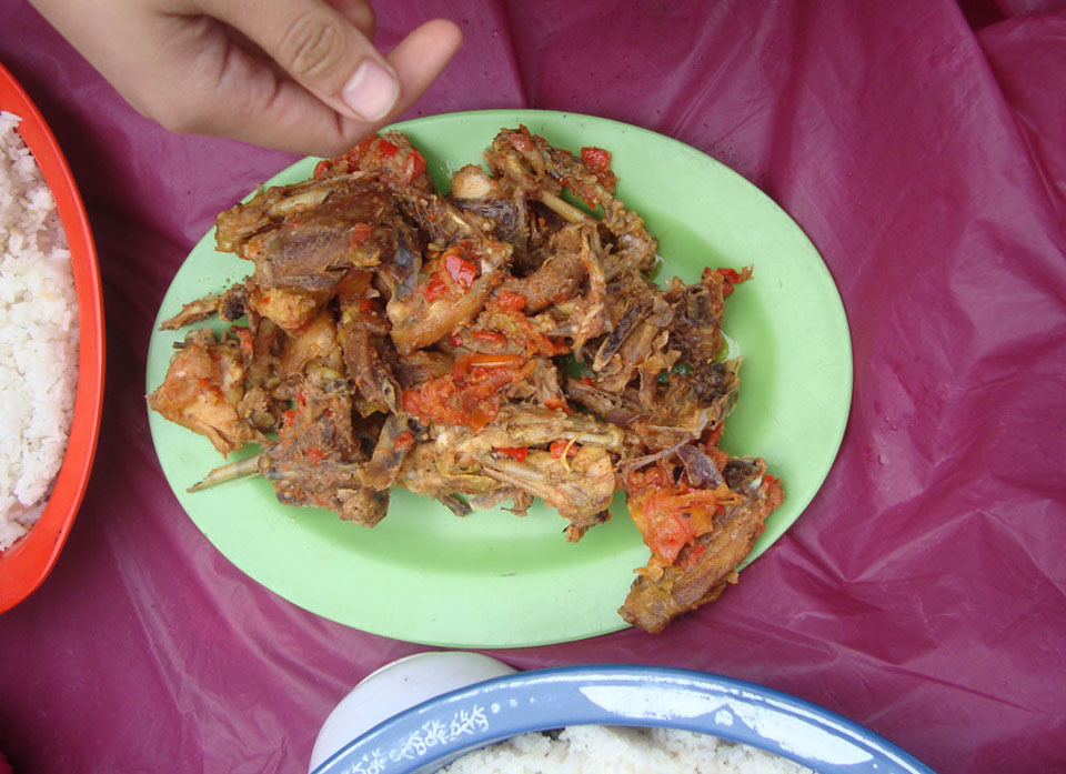 Ayam panggang Gunung Rinjani