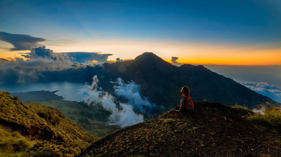 Lokasi Kawah Plawangan Sembalun ketinggian 2639 meter