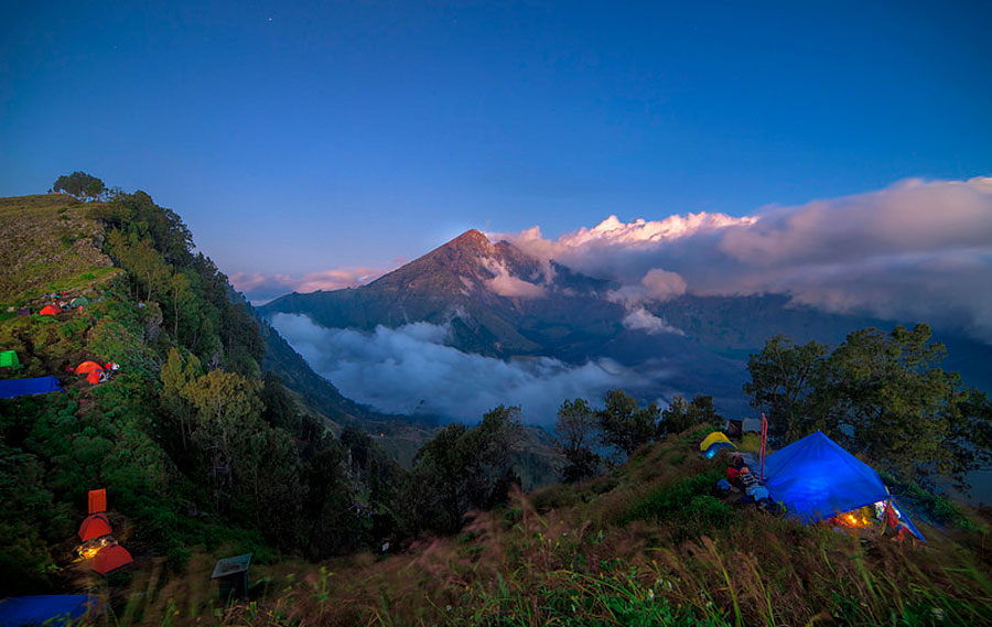 Plawangan Senaru altitude 2641 m - Lombok Island Indonesia