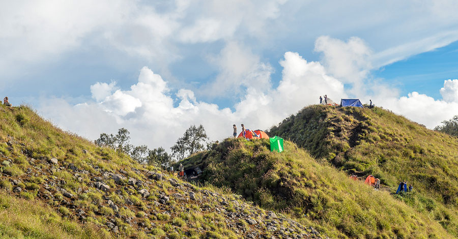 Plawangan Senaru altitude 2641 meters - Lombok Island Indonesia